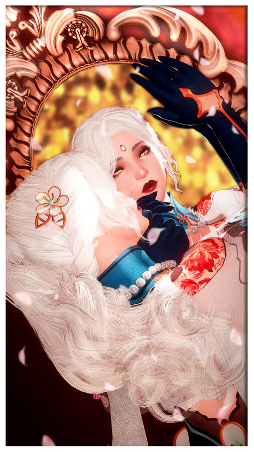 — past self in mirror