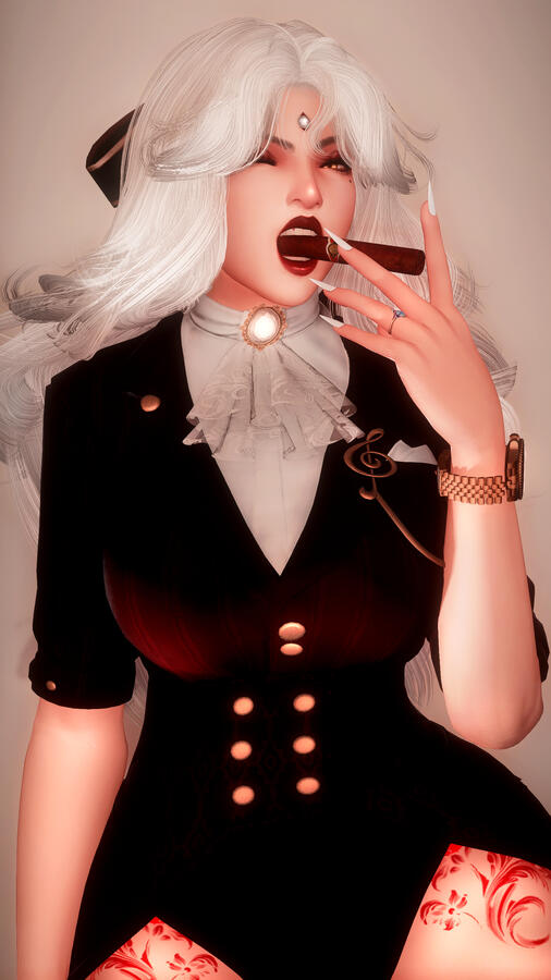 — busy woman